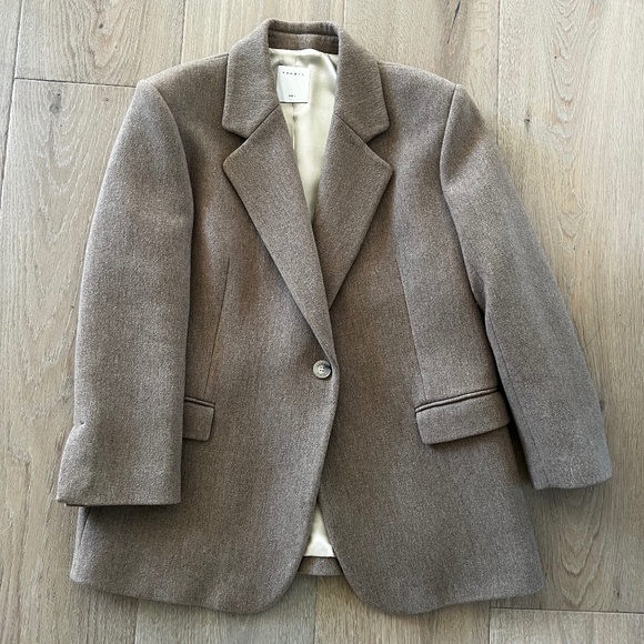 Sandro Womens Aurora Single-Breasted Blazer - Size 38 / Size 6 - Picture 5 of 10